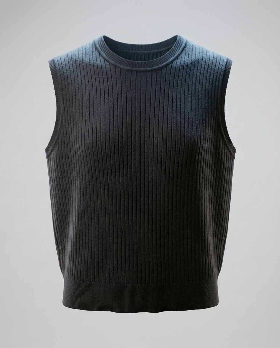 TK00023_Black Ribbed Top