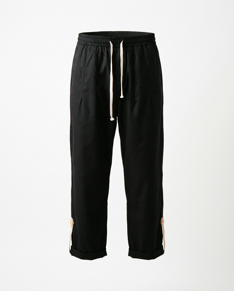 Black Drawstring Pant