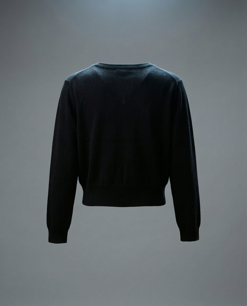 Black Knitted Cardigan