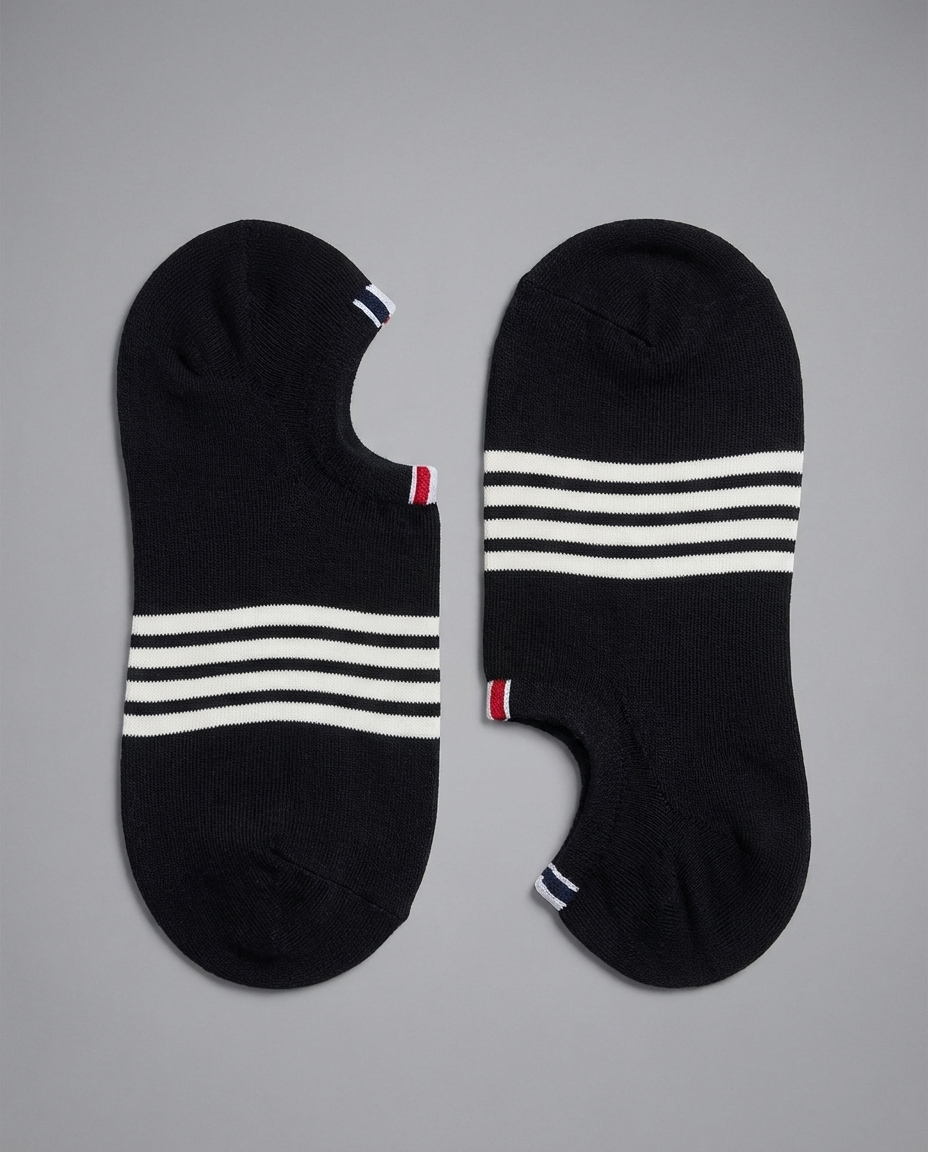 Black striped socks